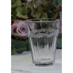 Drikke glas med perlekant - Antoinette 